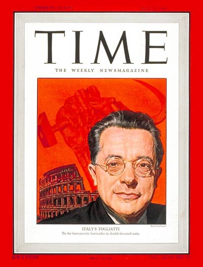 TIME Magazine Cover: Palmiro Togliatti -- May 5, 1947