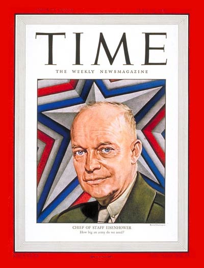TIME Magazine Cover: General Dwight Eisenhower -- June 23, 1947