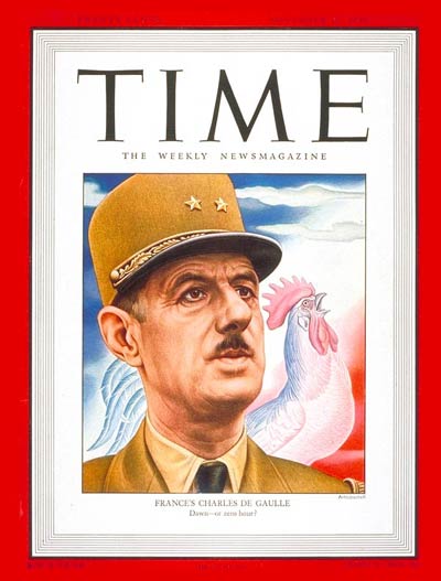 TIME Magazine Cover: Charles DeGaulle -- Nov. 17, 1947