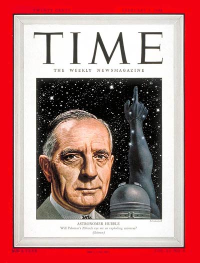 TIME Magazine Cover: Edwin P. Hubble -- Feb. 9, 1948