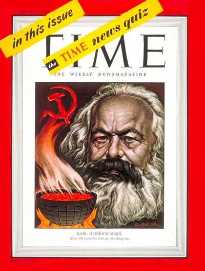 TIME Magazine Cover: Karl Marx -- Feb. 23, 1948