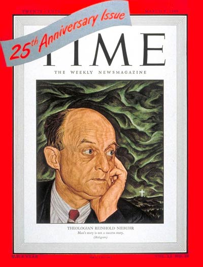 TIME Magazine Cover: Reinhold Niebuhr -- Mar. 8, 1948