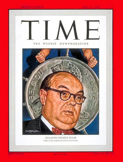 TIME Magazine Cover: Paul-Henri Spaak -- May 10, 1948