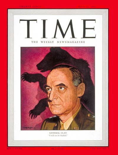 TIME Magazine Cover: General Lucius Clay -- July 12, 1948