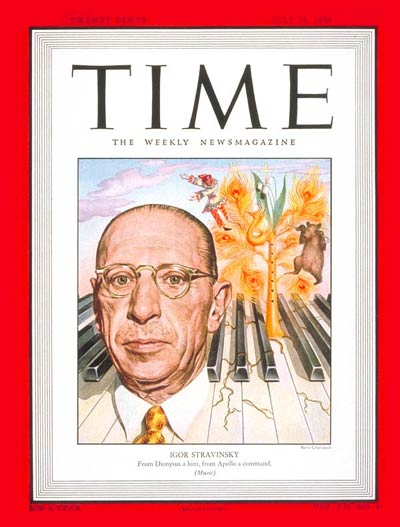 TIME Magazine Cover: Igor Stravinsky -- July 26, 1948