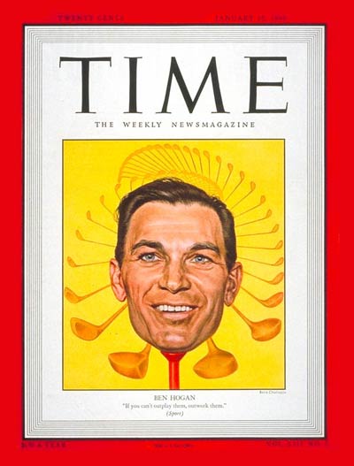 TIME Magazine Cover: Ben Hogan -- Jan. 10, 1949