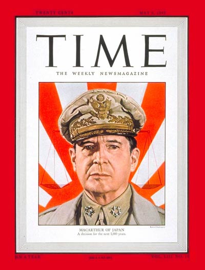 TIME Magazine Cover: General Douglas MacArthur -- May 9, 1949