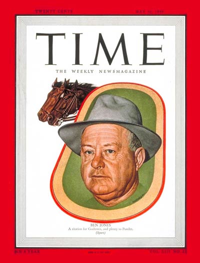 TIME Magazine Cover: Ben Jones -- May 30, 1949