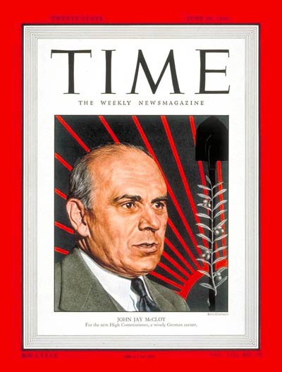 TIME Magazine Cover: John Jay McCloy -- June 20, 1949