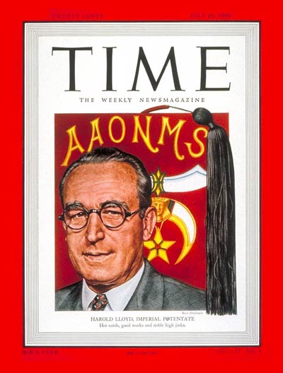 TIME Magazine Cover: Harold Lloyd -- July 25, 1949