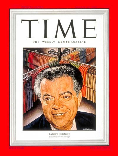 TIME Magazine Cover: David Dubinsky -- Aug. 29, 1949