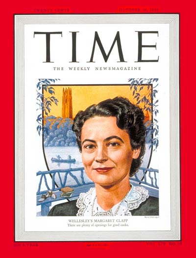 TIME Magazine Cover: Margaret Clapp -- Oct. 10, 1949