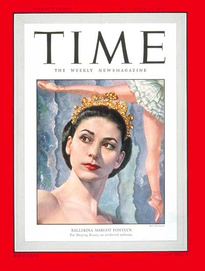 TIME Magazine Cover: Margot Fonteyn -- Nov. 14, 1949