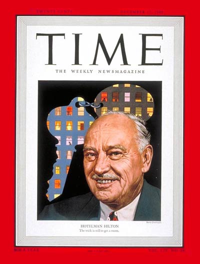 TIME Magazine Cover: Conrad N. Hilton -- Dec. 12, 1949