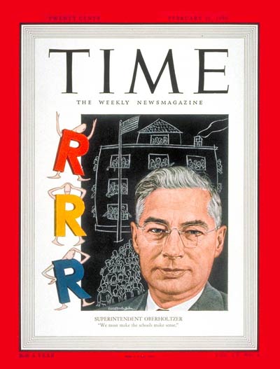 TIME Magazine Cover: Kenneth Oberholtzer -- Feb. 20, 1950