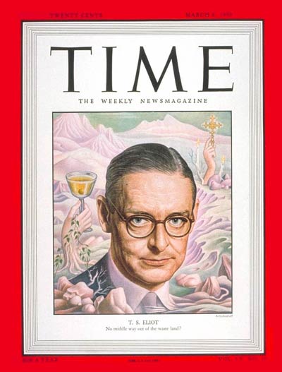 TIME Magazine Cover: T.S. Eliot -- Mar. 6, 1950