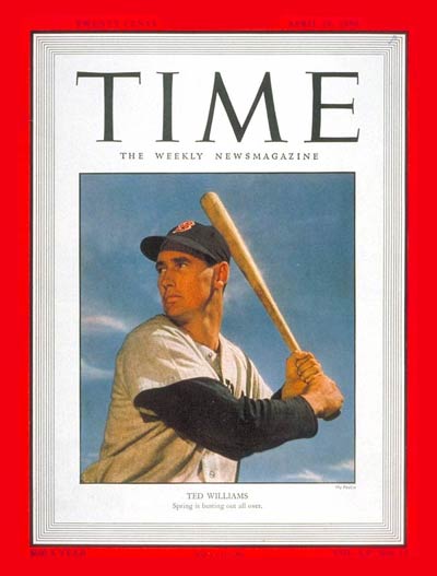 TIME Magazine Cover: Ted Williams -- Apr. 10, 1950