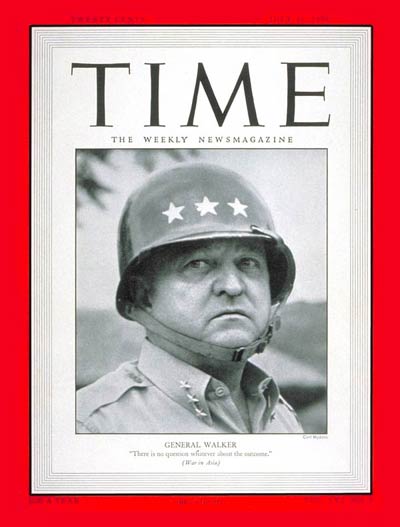 TIME Magazine Cover: General Walton Walker -- July 31, 1950