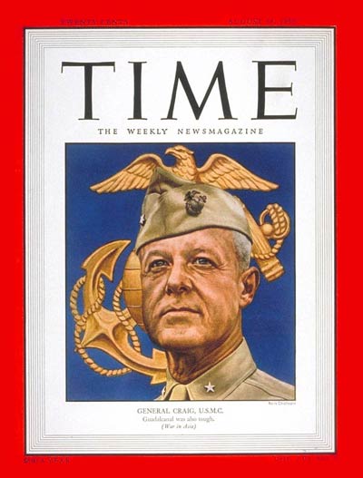 TIME Magazine Cover: Brig. General Craig -- Aug. 14, 1950