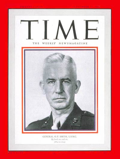 TIME Magazine Cover: General O.P. Smith -- Sep. 25, 1950