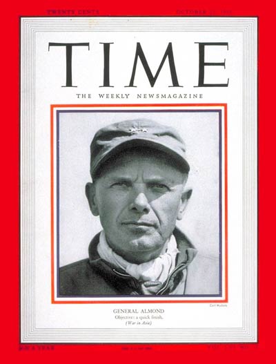 TIME Magazine Cover: Major General Almond -- Oct. 23, 1950