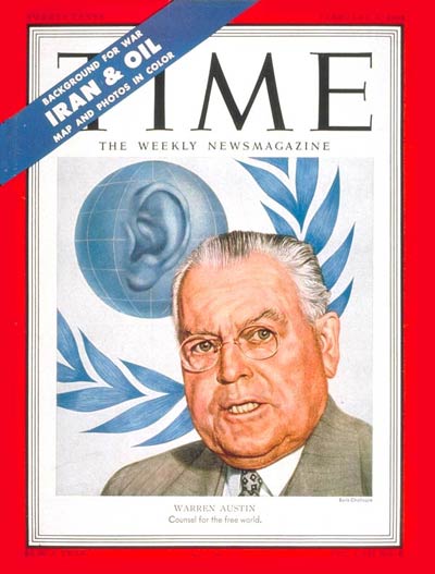 TIME Magazine Cover: Warren Austin -- Feb. 5, 1951