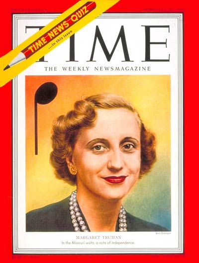 TIME Magazine Cover: Margaret Truman -- Feb. 26, 1951