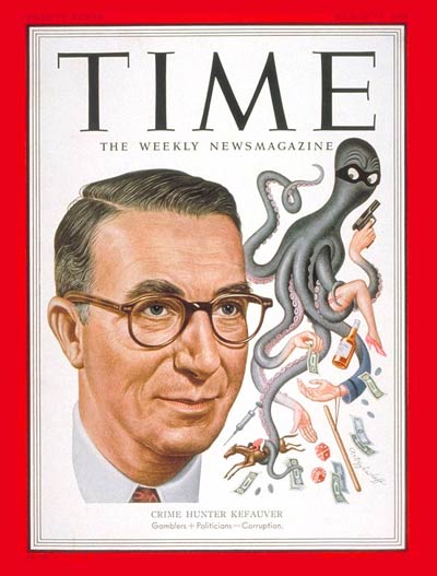 TIME Magazine Cover: Estes Kefauver -- Mar. 12, 1951