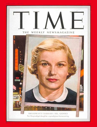 TIME Magazine Cover: Barbara Bel Geddes -- Apr. 9, 1951