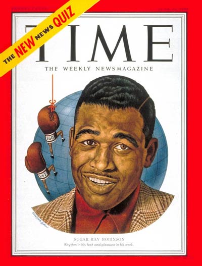 TIME Magazine Cover: Sugar Ray Robinson -- June 25, 1951