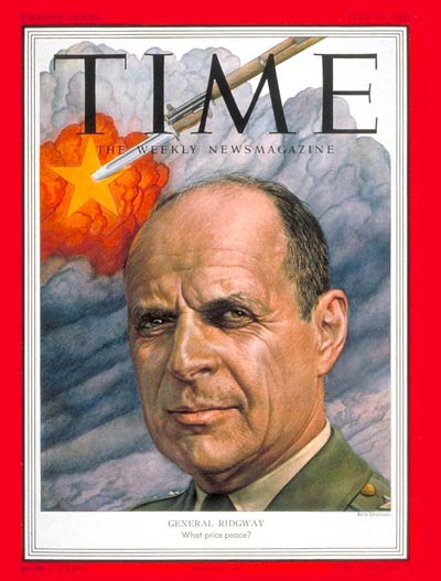 TIME Magazine Cover: Matthew B. Ridgway -- July 16, 1951