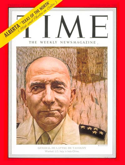 TIME Magazine Cover: General Jean de Tassigny -- Sep. 24, 1951
