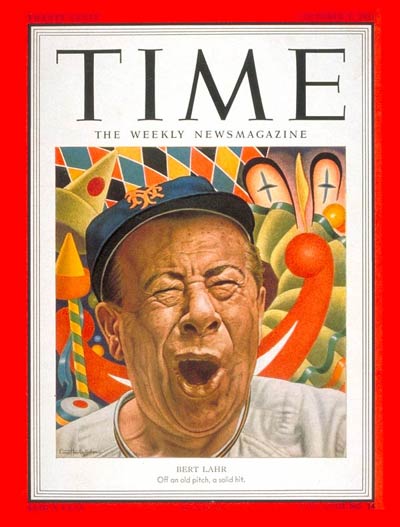 TIME Magazine Cover: Bert Lahr -- Oct. 1, 1951