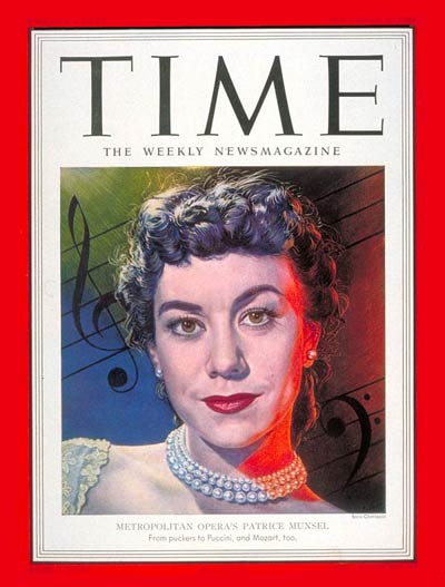 TIME Magazine Cover: Patrice Munsel -- Dec. 3, 1951