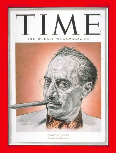 TIME Magazine Cover: Groucho Marx -- Dec. 31, 1951