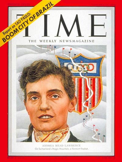 TIME Magazine Cover: Andrea Mead Lawrence -- Jan. 21, 1952