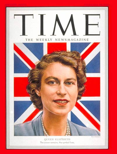 TIME Magazine Cover: Queen Elizabeth II -- Feb. 18, 1952