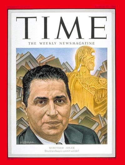 TIME Magazine Cover: Mortimer Adler -- Mar. 17, 1952