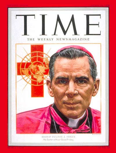 TIME Magazine Cover: Bishop Fulton Sheen -- Apr. 14, 1952