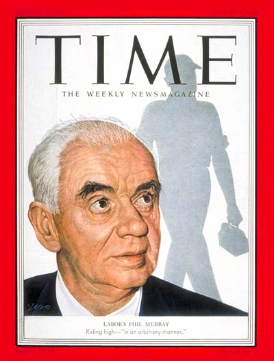 TIME Magazine Cover: Philip Murray -- Aug. 4, 1952