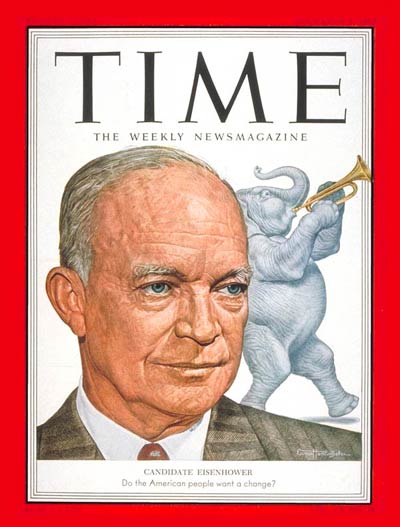TIME Magazine Cover: Dwight D. Eisenhower -- Nov. 3, 1952