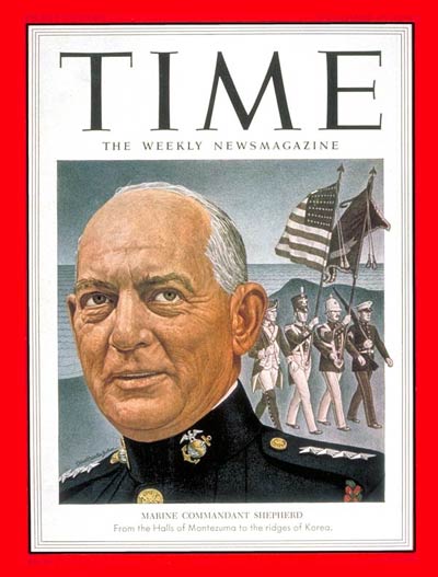 TIME Magazine Cover: General Lemuel Shepherd -- Nov. 24, 1952