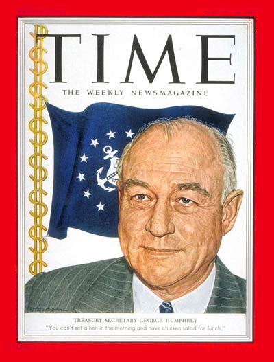 TIME Magazine Cover: George Humphrey -- Jan. 26, 1953