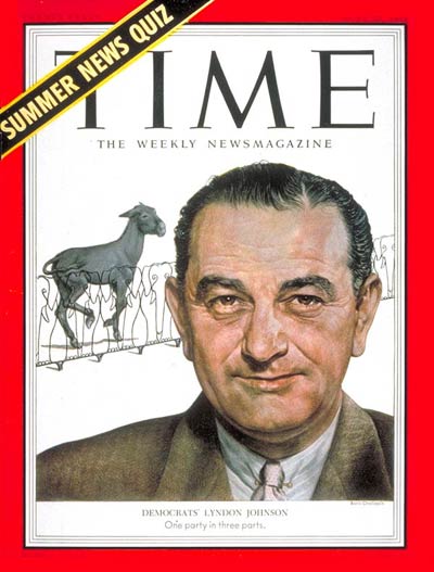 TIME Magazine Cover: Lyndon B. Johnson -- June 22, 1953