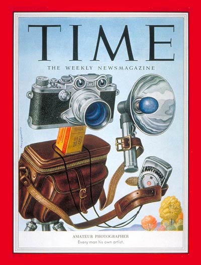 TIME Magazine Cover: Amateur Photographer -- Nov. 2, 1953