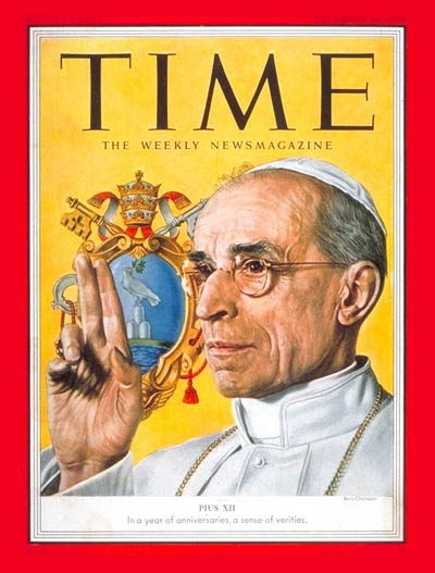 TIME Magazine Cover: Pope Pius XII -- Dec. 14, 1953