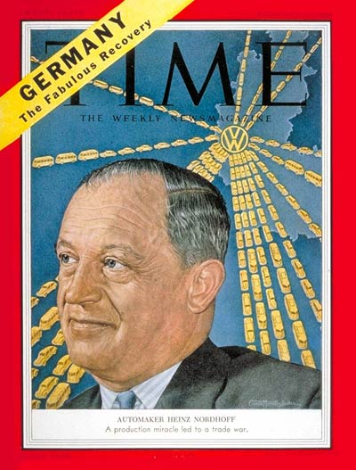 TIME Magazine Cover: Heinz Nordoff -- Feb. 15, 1954