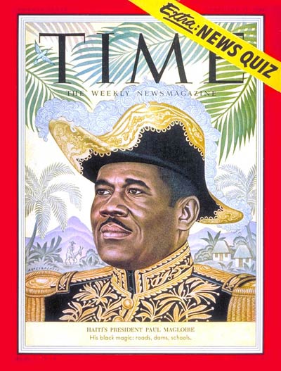 TIME Magazine Cover: Paul E. Magloire - Feb. 22, 1954 - Haiti - Latin  America