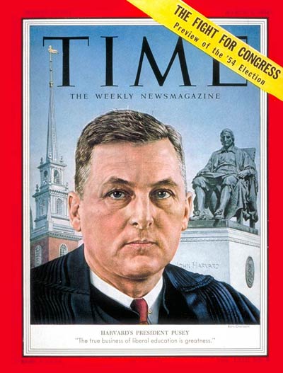 TIME Magazine Cover: Nathan M. Pusey -- Mar. 1, 1954