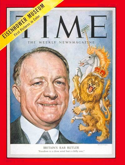 TIME Magazine Cover: Richard A. Butler -- Apr. 5, 1954